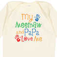 thumbnail image 4 of Inktastic Meemaw and Papa Love Me Boys or Girls Long Sleeve Baby Bodysuit, 4 of 5
