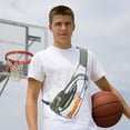 thumbnail image 3 of Bandolera gdbis de PVC transparente impermeable para estadio verde, 3 of 8