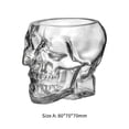 thumbnail image 3 of Ndcxsfigh Dispensador Vino Halloween Con Copa Cristal Cabeza Transparente (80 Ml), 3 of 8