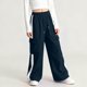 thumbnail image 5 of Pantalones largos para niños y pantalones de verano con cintura elástica para niños, pantalones casuales de pierna ancha de color sólido, pantalones largos para niños, pantalones de abrigo para niños,, 5 of 6