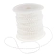 thumbnail image 1 of 50m media guirnalda de perlas artificiales Rollo de perlas de perlas DIY DECORACIÓN DIY Blanco, 1 of 9