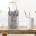 thumbnail image 4 of Bath Towel Set 2-Piece High-Density Velvet Bunny Pattern Face Towel and Hand Towel 35 cm x 75 cm Each, 4 of 6