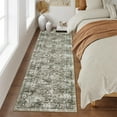 thumbnail image 3 of FairOnly Grey Camel 2'x 6'Low Pile Vintage Runner Rugs for Hallway Non Slip Non Shedding Indoor Floor Cover for Entrance Bathroom, 3 of 7