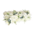 thumbnail image 2 of kurtrusly Panneau Réaliste de Fleurs de Rangée de Fleurs de Porte Arquée pour la Cérémonie de Fête de Station de Style Blanc 2, 2 of 9