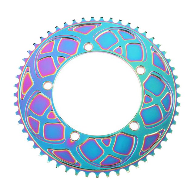 de 130BCD Rueda de cadena de resistencia Piezas de piñones Colorful_56T shamjiam Bicicleta