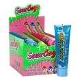 thumbnail image 2 of Ooze Tube Kidsmania Sour Ooze Tubes, Oozing Delicious Flavor, - 1 Watermelon, 1 Strawberry, 1 Blue Raspberry, 4oz (3 Pack), 2 of 5