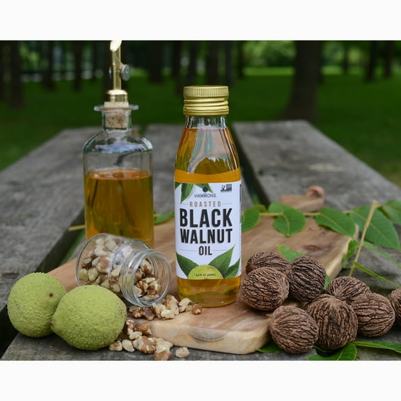 Hammons American Roasted Black Walnut Oil, 8.4 fl oz