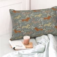 thumbnail image 5 of Kdxio Cotton Pillow Cases 16"x24" Pillowcases,Soft and Breathable Bedroom Pillow Cases-Dachshund Dog Bird, 5 of 8
