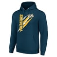 thumbnail image 2 of Men's Starter  Blue Nashville Predators Color Scratch Fleece Pullover Hoodie, 2 of 3