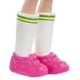 thumbnail image 4 of Polly Pocket Collectible Doll ~ Polly Wearing Purple and Pink Striped Outfit, Blue Jacket, Pink Shoes and Wearing Heart Locket ~ 3 1/2" Tall ~ HKV76, 4 of 5
