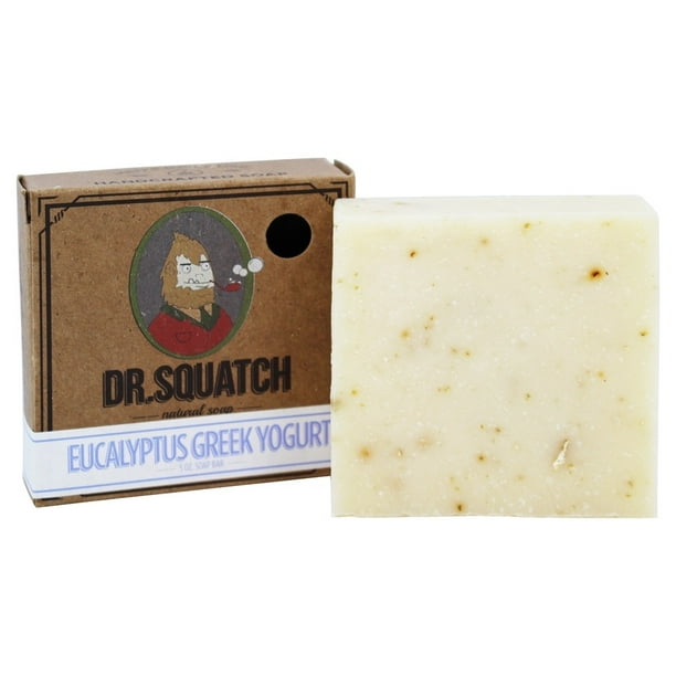 Dr. Squatch Natural Bar Soap Eucalyptus Greek Yogurt 5 oz.