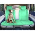 thumbnail image 3 of FH Group Doe16 Fluffy Faux Rabbit Fur Rear Car Seat Cushion, for Most Cars, Trucks, SUVs or Vans - Mint, 3 of 7