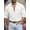 White, variant on Mens Solid Color Western Cowboy Shirt Long Sleeve Button Down Work Shirts with Pockets Black _XXL