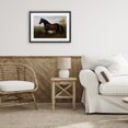 thumbnail image 3 of Stupell Industries Rustic Lodge Stallion in Marshland Black Framed Print Under Glass, 20 x 14, by Creative Studio, 3 of 8