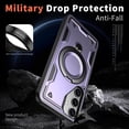 thumbnail image 3 of Funda Magnética para Samsung Galaxy S25 Funda con soporte [Compatible con MagSafe] Protección Militar contra Caídas Funda para teléfono TPU Suave Duradera a prueba de Golpes, 3 of 6