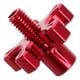 thumbnail image 1 of unbranded Aluminum Alloy Clutch Cable Adjuster Screw En Rojo Para Ajuste Suave Y Rendimiento Óptimo, 1 of 8