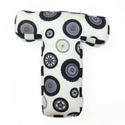 Teyo's Tires Letter Pillow