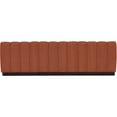 thumbnail image 4 of Pemberly Row Modern / Contemporary Cognac Fabric 3pc. Modular Sofa, 4 of 11