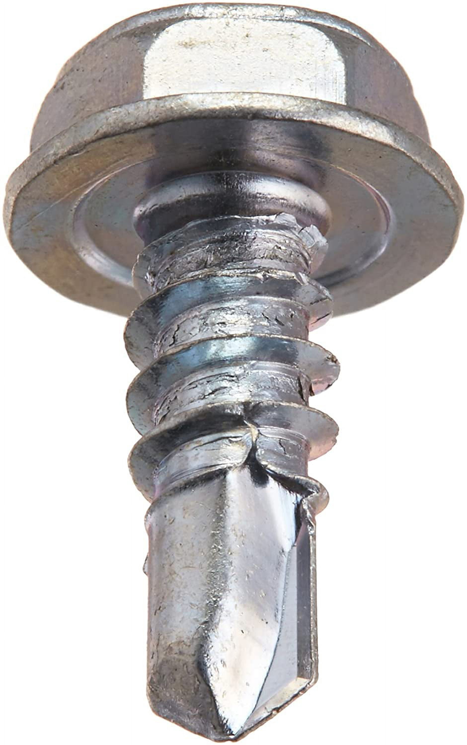 HILLMAN FASTENERS #10 - 16 x 1/2-Inch Hex-Washer-Head Self-Drilling Screws, 50-Pack 41548