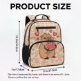 thumbnail image 7 of KUIFORTI Watermelon Capybara Toddler Backpack for Girls Kids School Bag with Multiple Organizer Pockets Breathable Adjustable Straps for Preschool Kindergarten Back to School Supplies, 7 of 7