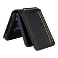 thumbnail image 4 of Decase Wallet Shell Cover Case for Samsung Galaxy Z Flip 5, Luxury PU Leather Anti-Scratch Shock Absorption Card Credit Card Holder Slot Thin Phone Protective Cover for Samsung Z Flip 5,Black, 4 of 10