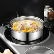 Ihvewuo Egg Poacher Cookware, Stainless Steel Poached Egg Maker Pot, Egg Poaching Pan with 4 Cups, Poached Egg Cooker Pot for Induction Cooktop Gas Cooktop 8.66x7.87x2.68in