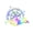 Multicolor, variant on Rupoun Mountain Compass Stickers Decal, Waterproof Vinyl Auto Body Side, Window, Hood Decal Car Stickers for Jeep Wrangler SUV, Trucks and Off-Road Vehicles, White (23.62 inches / 60 cm)