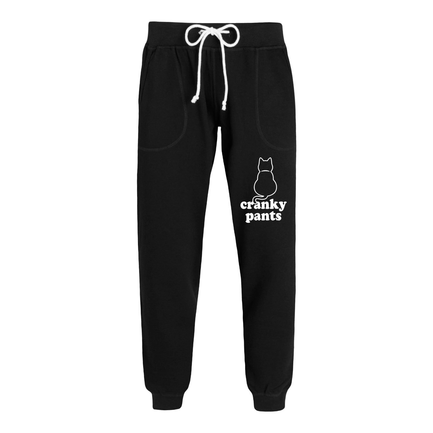 Instant Message Cranky Pants Cat Women s French Terry Jogger