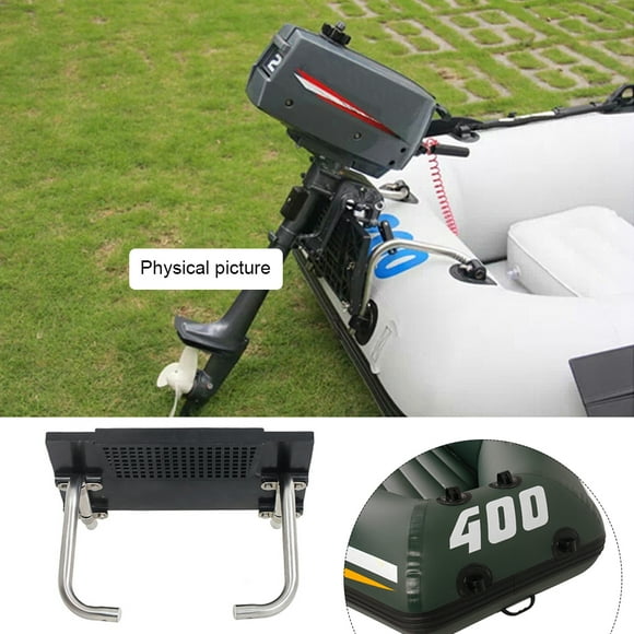 Inflatable Boat Motor Mount Rack Kayak Sailboat Fishing Boats Water Sports Metal Bracket Portable Drifting Sailing Engine Accessories