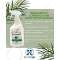 thumbnail image 3 of STONE PH Countertop Cleaner Neutral Kitchen & Home Cleaning Surfaces: Safe, Green, Spray, Marble, Granite, Quartz, Travertine, Non Abrasive & Non Toxic, Biodegradable, Lemon, (25 fl. Oz), 3 of 8