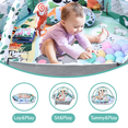 thumbnail image 2 of TFDER Baby Gym and Infant Play mat,Play Mat & Play Gym, Combination Baby Activity Gym for Sensory Exploration and Motor Skill Development from Baby to Toddler.(Green), 2 of 7