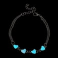 thumbnail image 6 of Farfi Little Star Heart Flower Glow in the Dark Ankle Bracelet Anklet Women's Jewelry, 6 of 8