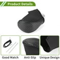 thumbnail image 5 of Unique Bargains Gear Shift Knob Cover for Nissan Rogue 2017-2020 Anti-Slip Black Carbon Fiber Black Stick Shifting Handle Protector Faux Leather 1 Pc, 5 of 6