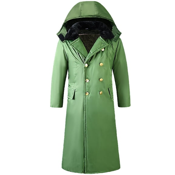 Heavy Duty Long Winter Coat Extreme Cold Weather Insulated Work Jacket Windproof Thermal Outerwear For Harsh Conditions