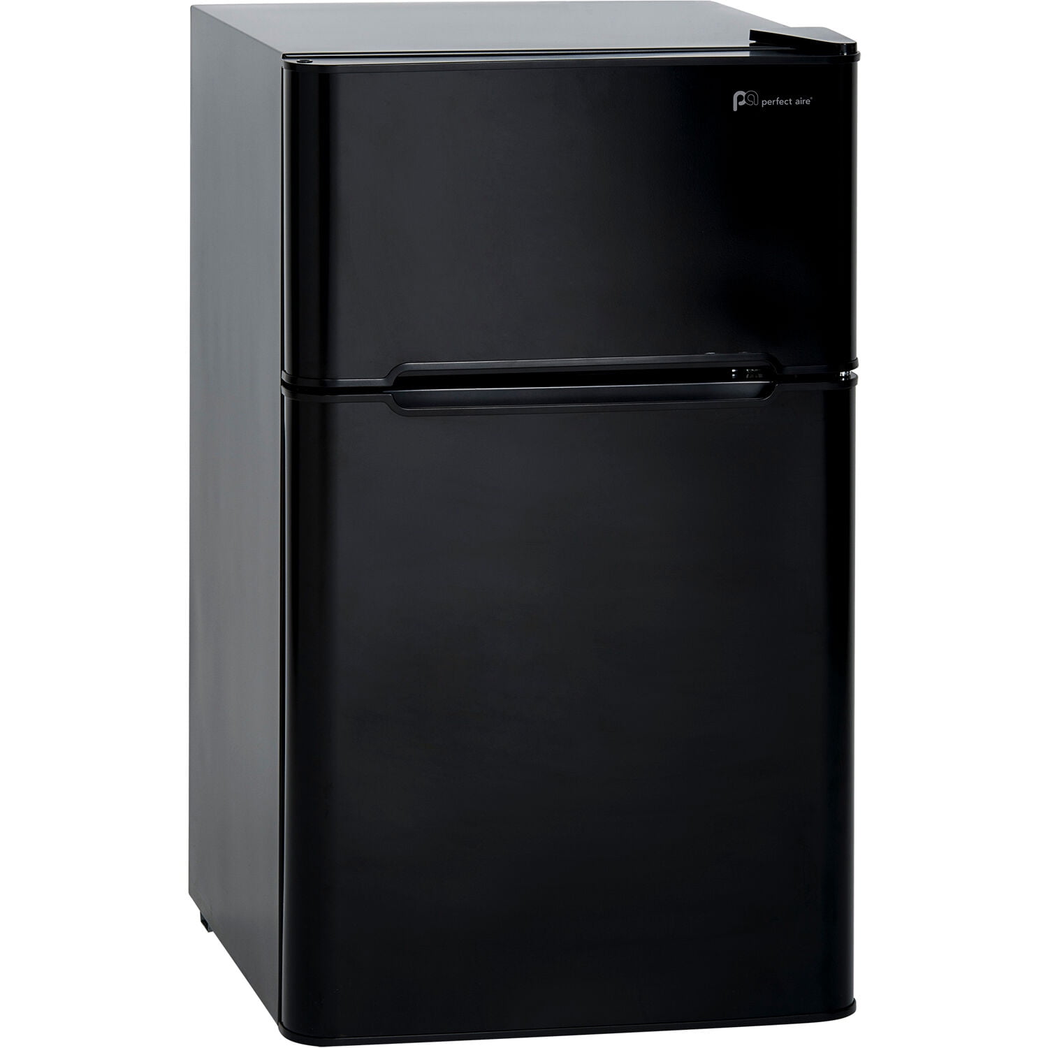 PerfectAire 3.2Cu. Ft. DoubleDoor Compact Refrigerator/Freezer in Black