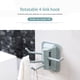 thumbnail image 4 of Matsuzay Gancho adhesivo sin costuras Ganchos de pared impermeables Palo fuerte giratorio Estante de almacenamiento de gancho de plástico Juegos de accesorios de baño, 4 of 6