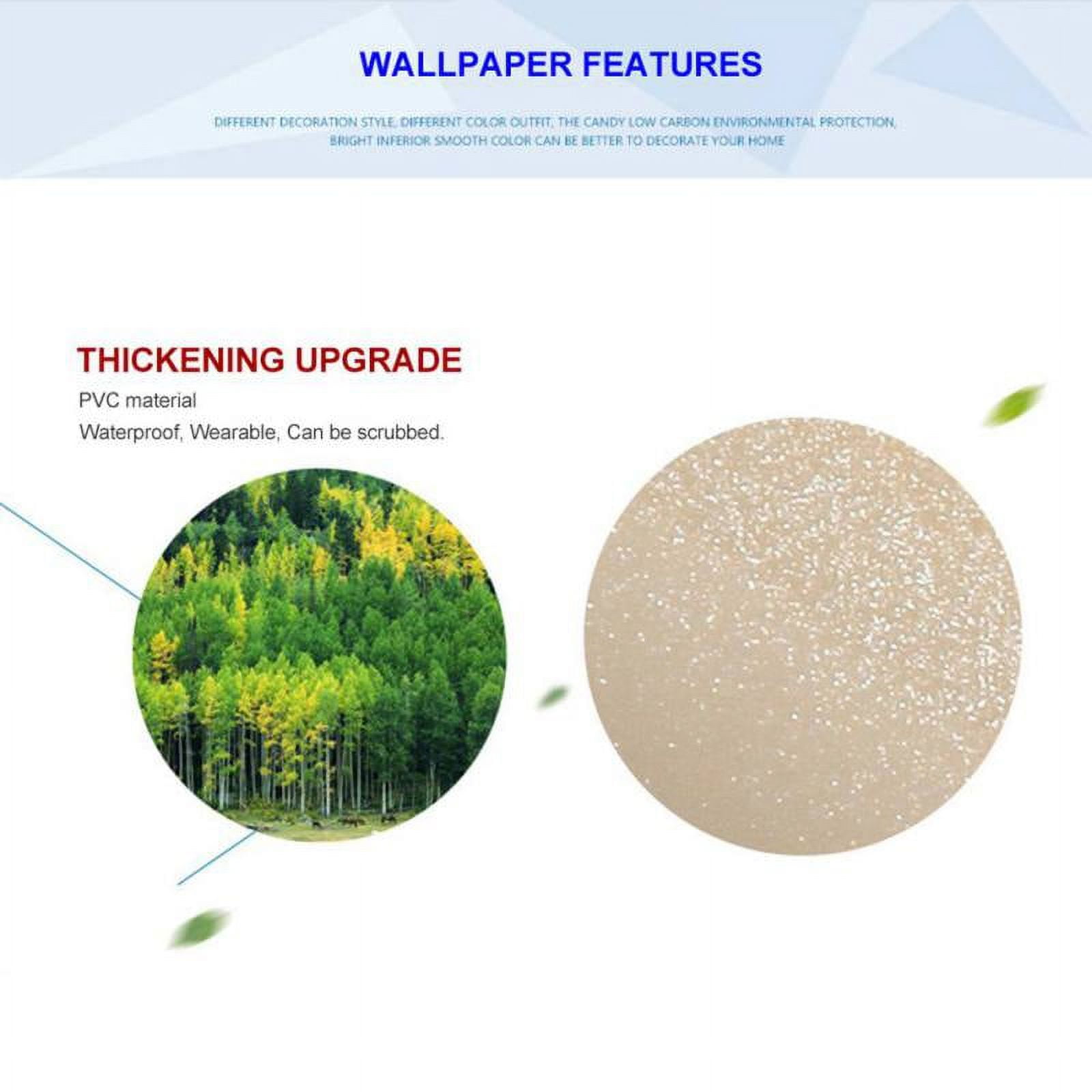 Self-Adhesive Solid Color PVC Wallpaper Roll Peel and Stick Wallpaper,Removable Waterproof Wallpaper Wall Sticker Decals for Counter Furniture Cabinet and Kitchen