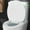 White, variant on Toilet Seat,Soft Toilet Seat,Soft Elongated Vinyl Toilet Seat, Soft Vinyl Cover,Soft Oval Padded Toilet Seat,Standard Vinyl Toilet Seat,Soft Vinyl Cove With Comfort EVA(White)