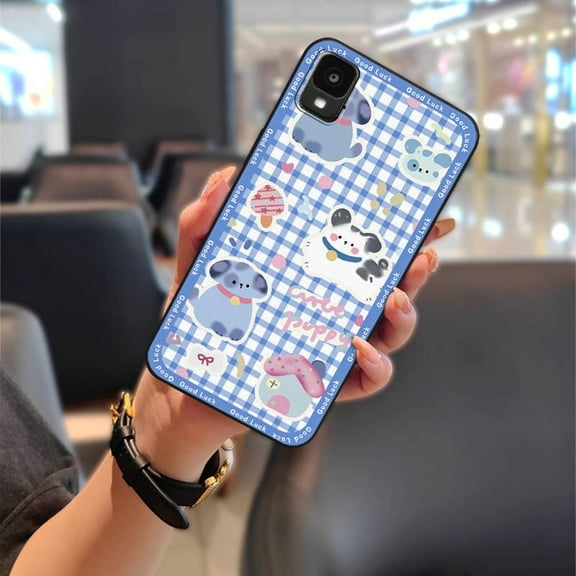 KDY-Phone Case For TCL 30Z/30LE/T602DL, Anti-dust Animals Protective Shockproof Durable Anti-knock Soft case TPU Back Cover Dirt-resistant Phone Pouch Graffiti Waterproof Silicone Cute