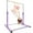 Purple, variant on Ainfox Kip Bar Adjustable Height Fitness Gymnastics Training Bar Horizontal Kip Bar for Kids,Purple