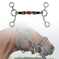 thumbnail image 6 of Colaxi Horse Bit Horse Mouth Snaffle H Shape Full Cheek Bit Horse Snaffle Bit Horse Riding Snaffle for Equestrian Training Equipment 135mm, 6 of 10