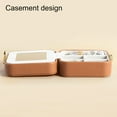 thumbnail image 7 of Cheers.US Small Jewelry Organizer Box for Travel, Portable Mini Jewelry Travel Case with Mirror for Rings Necklaces Bracelets Earrings, Gift for Women Girl -Teal, 7 of 7