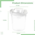 thumbnail image 2 of 20 Pack Clear PlasticPaint Cups with Lids – 3.1" No-Spill Brush Washers for Painter & Artists, Easy-Clean Drawing Pen Rinsers for Classroom, Home & Studio, 2 of 6