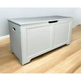 thumbnail image 5 of ENTU 39.37 Inch Cream White Top Open Cat Litter Box Enclosure MDF Dog Proof Hidden Litter Box Cabinet for Large Cat, 5 of 11