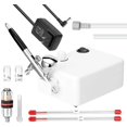 thumbnail image 1 of Airbrush Air Compressor Set, 0.3mm Non-oil Type 30PSI Multi-purpose Professional Airbrush for Model Making Art Painting, Nail Art, Cosmetics, Crafts, Cake Decorating., 1 of 8
