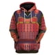 thumbnail image 3 of Sudadera con capucha con estampado 3D de armadura samurái por todas partes para hombre, ropa informal de manga larga, sudadera de alta calidad, ropa superior con capucha, 3 of 5