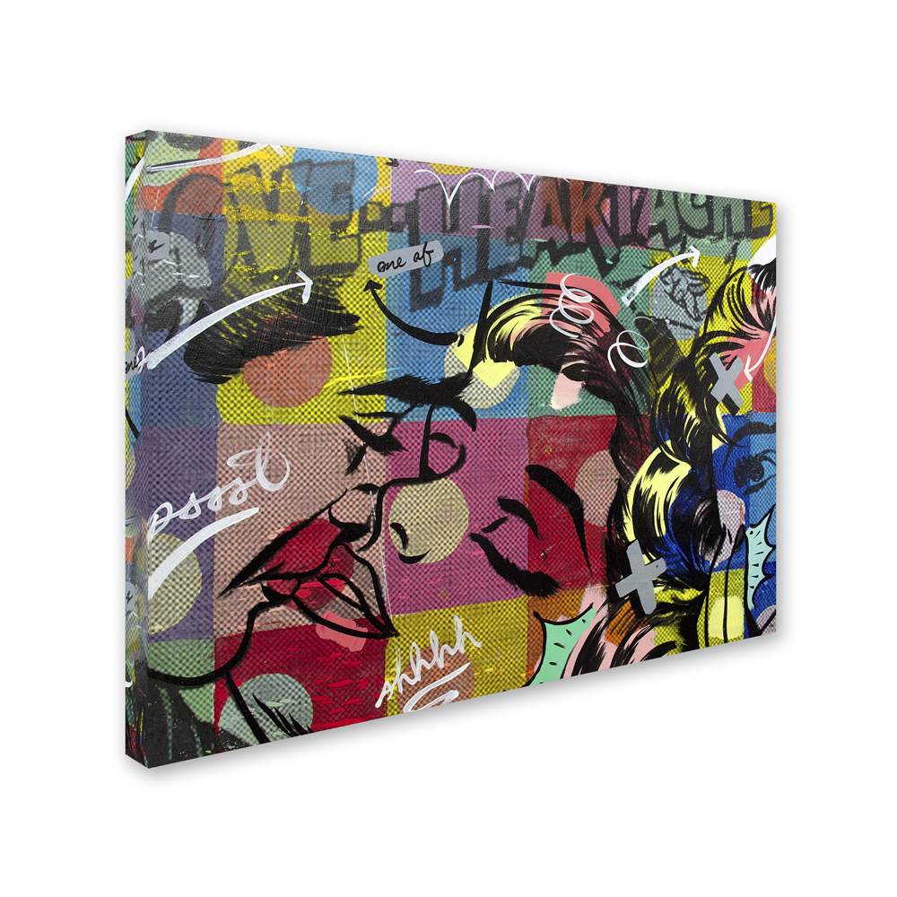 Trademark Fine Art "Fearless Heartache" Canvas Art by Dan Monteavaro