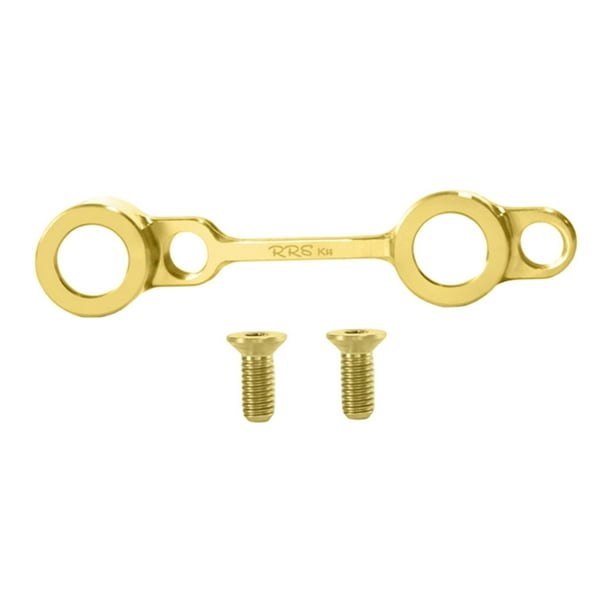 Adaptador de pinza de freno de disco de bicicleta, soporte universal de aleación de aluminio para rotor de 160 mm Oro 51x11cm