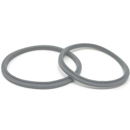 2 Gray Gasket Replacements for NutriBullet 600W 900W Extractor or Flat Milling Blades