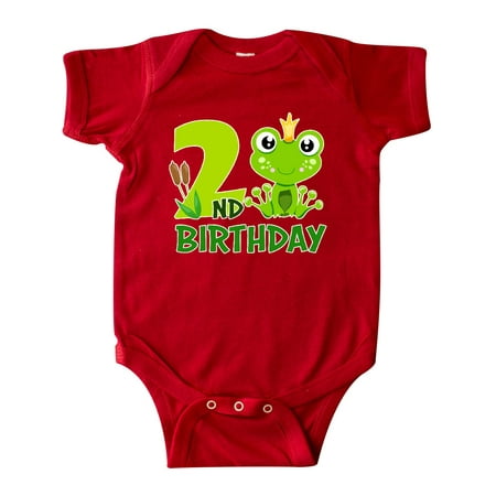 

Inktastic 2nd Birthday Prince Frog Gift Baby Boy Bodysuit